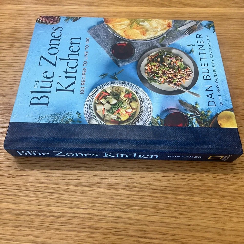 The Blue Zones Kitchen Cookbook National Geographic Longevity Health Buettner